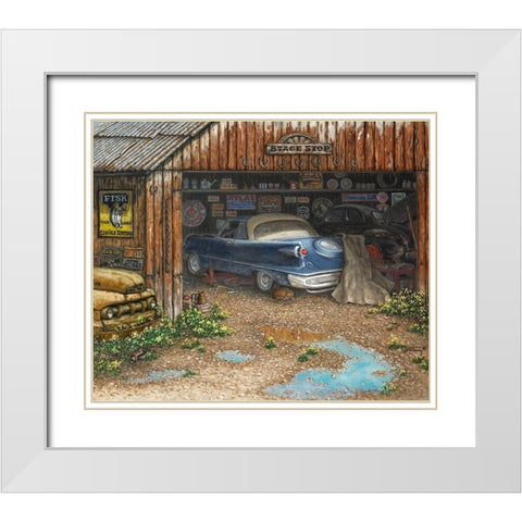 The Collector White Modern Wood Framed Art Print with Double Matting by Kruskamp, Janet