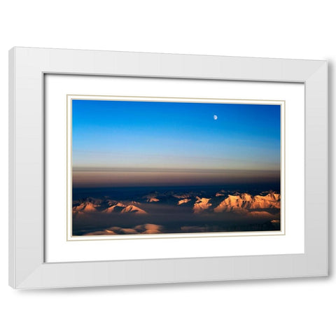 Back to the Arctic White Modern Wood Framed Art Print with Double Matting by NASA