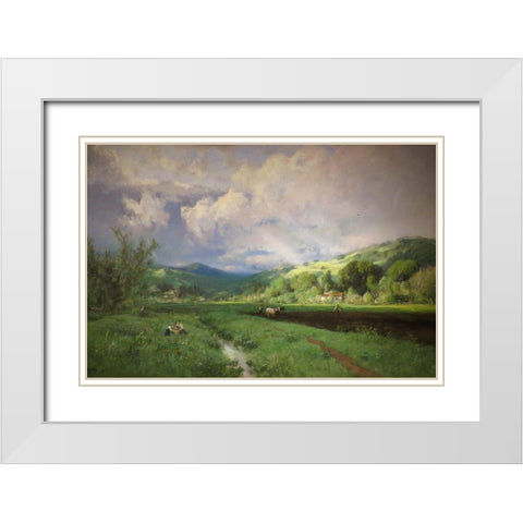 Spring in Marin County, California White Modern Wood Framed Art Print with Double Matting by Keith, William