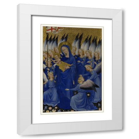 Wilton Diptych, right panel White Modern Wood Framed Art Print with Double Matting by Unknown