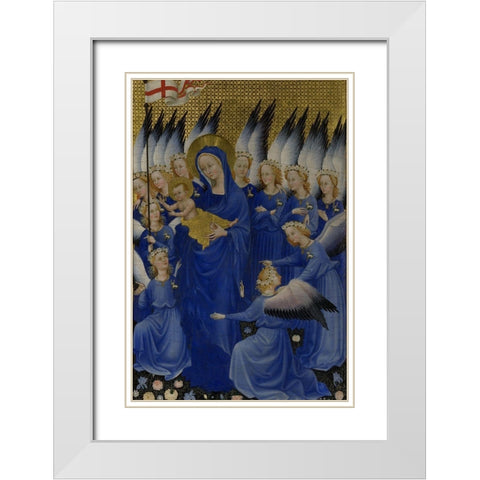 Wilton Diptych, right panel White Modern Wood Framed Art Print with Double Matting by Unknown