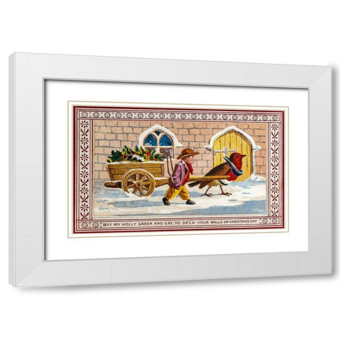 Buy My Holly White Modern Wood Framed Art Print with Double Matting by Anonymous