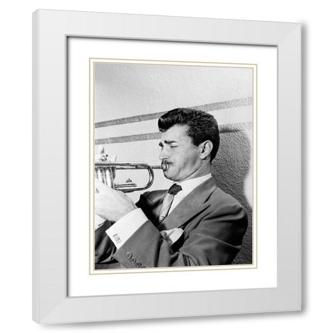 Chico Alvarez-1947 White Modern Wood Framed Art Print with Double Matting by Gottlieb, William