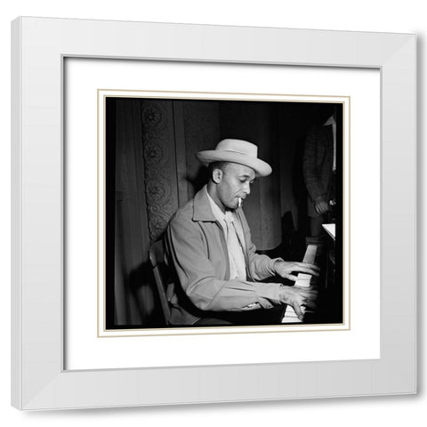Herman Chittison-1946 White Modern Wood Framed Art Print with Double Matting by Gottlieb, William
