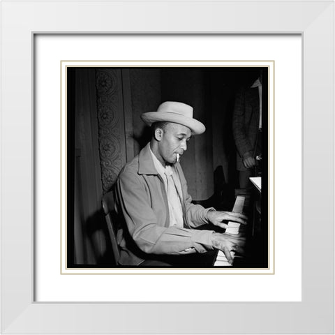 Herman Chittison-1946 White Modern Wood Framed Art Print with Double Matting by Gottlieb, William