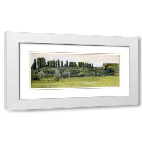 Landscape White Modern Wood Framed Art Print with Double Matting by Burneâ€“Jones, Edward