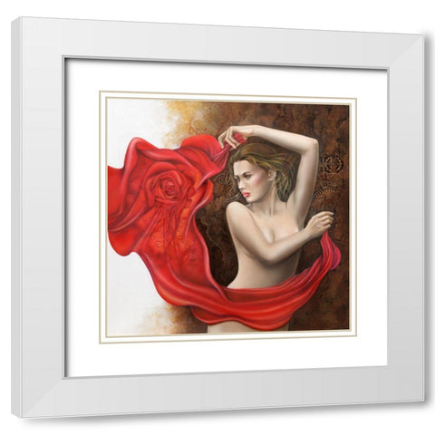 A Time to Soar White Modern Wood Framed Art Print with Double Matting by Ferraro