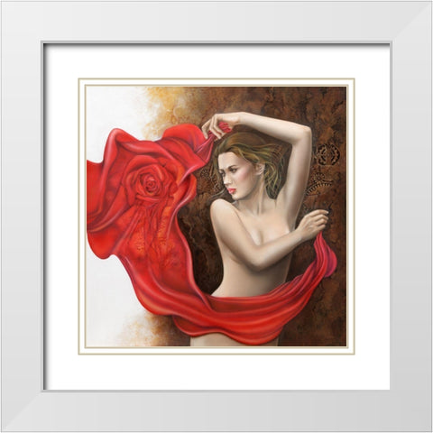 A Time to Soar White Modern Wood Framed Art Print with Double Matting by Ferraro