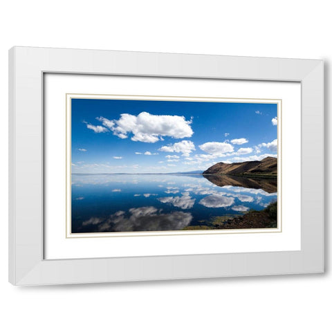 Tule Lake Refuge-California White Modern Wood Framed Art Print with Double Matting by Highsmith, Carol