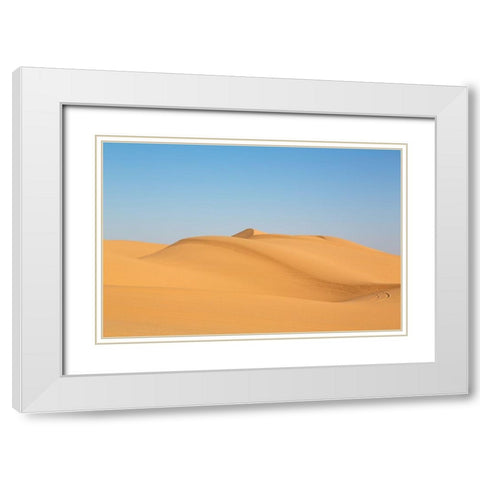 Sand Dunes in Southern California  White Modern Wood Framed Art Print with Double Matting by Highsmith, Carol