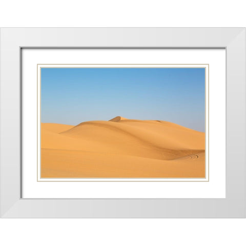 Sand Dunes in Southern California  White Modern Wood Framed Art Print with Double Matting by Highsmith, Carol
