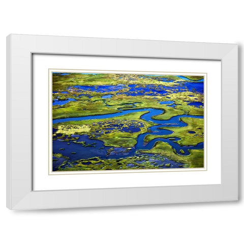 Marshlands New Jersey Shore-Little Egg Harbor-New Jersey White Modern Wood Framed Art Print with Double Matting by Highsmith, Carol