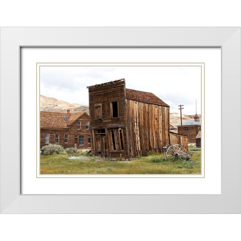 Bodie Ghost Town-Mono County-California-United States White Modern Wood Framed Art Print with Double Matting by Highsmith, Carol
