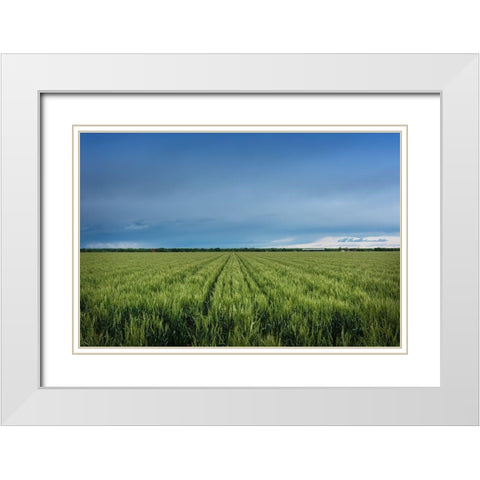 Rural Otero County-Colorado White Modern Wood Framed Art Print with Double Matting by Highsmith, Carol