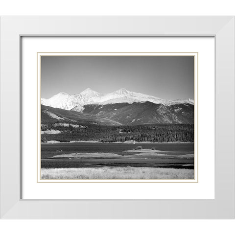 Rocky Mountains-USA White Modern Wood Framed Art Print with Double Matting by Highsmith, Carol
