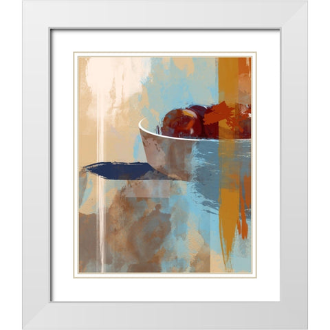 Reclaimed Elegance II White Modern Wood Framed Art Print with Double Matting by East Coast Licensing