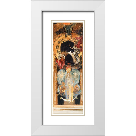 Astarte White Modern Wood Framed Art Print with Double Matting by Sargent, John Singer