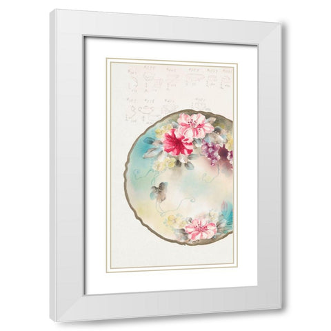 Design for a Noritake Plate I White Modern Wood Framed Art Print with Double Matting by Noritake Designs
