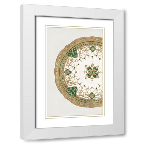 Design for a Noritake Plate X White Modern Wood Framed Art Print with Double Matting by Noritake Designs