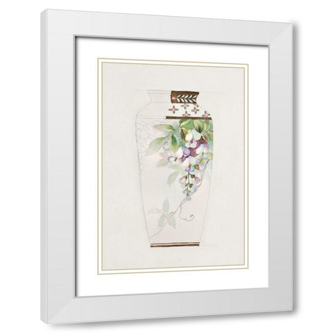 Design for a Noritake Vase III White Modern Wood Framed Art Print with Double Matting by Noritake Designs