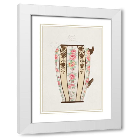 Design for a Noritake Milk Pitcher White Modern Wood Framed Art Print with Double Matting by Noritake Designs