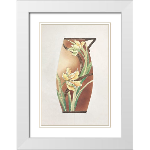 Design for a Noritake Jug V White Modern Wood Framed Art Print with Double Matting by Noritake Designs