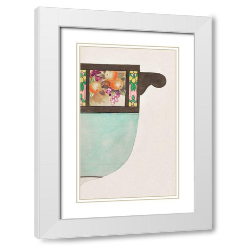 Design for a Noritake Jar White Modern Wood Framed Art Print with Double Matting by Noritake Designs