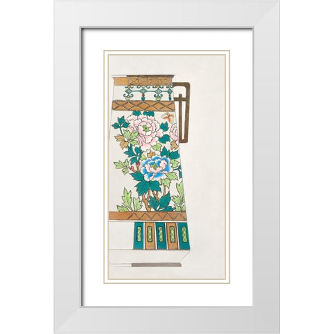 Design for a Noritake Jug VI White Modern Wood Framed Art Print with Double Matting by Noritake Designs