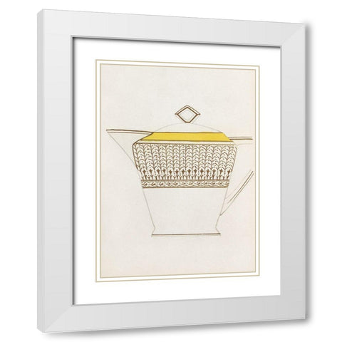 Design for a Noritake Creamer White Modern Wood Framed Art Print with Double Matting by Noritake Designs