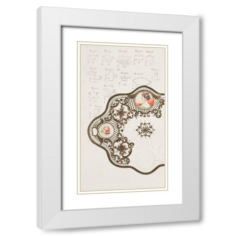 Design for a Noritake Platter III White Modern Wood Framed Art Print with Double Matting by Noritake Designs