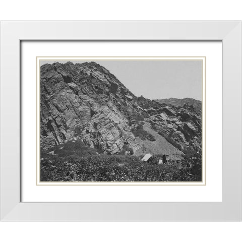 Cottonwood Wahsatch-Utah White Modern Wood Framed Art Print with Double Matting by OSullivan, Timothy H