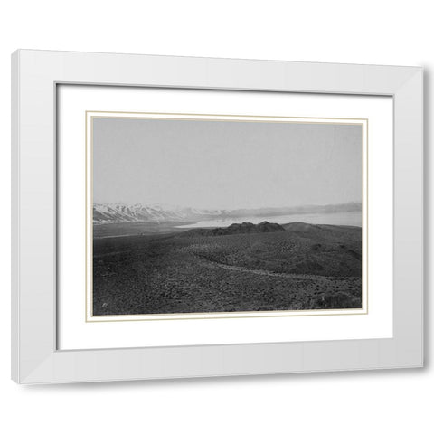 Mono Lake-California White Modern Wood Framed Art Print with Double Matting by OSullivan, Timothy H