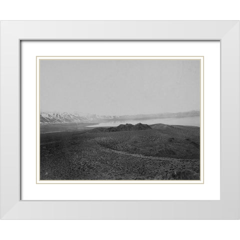 Mono Lake-California White Modern Wood Framed Art Print with Double Matting by OSullivan, Timothy H