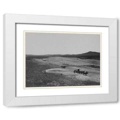 Steamboat Springs-Washoe-Nevada White Modern Wood Framed Art Print with Double Matting by OSullivan, Timothy H
