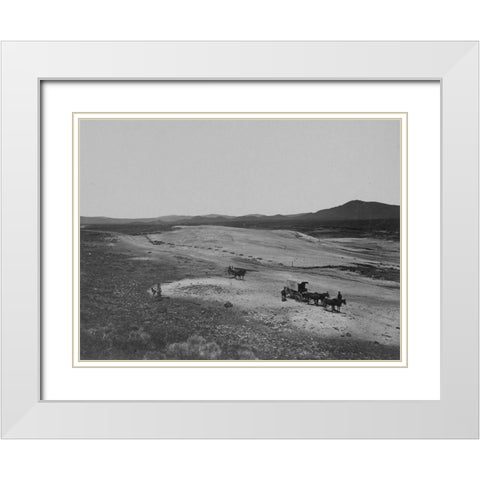 Steamboat Springs-Washoe-Nevada White Modern Wood Framed Art Print with Double Matting by OSullivan, Timothy H