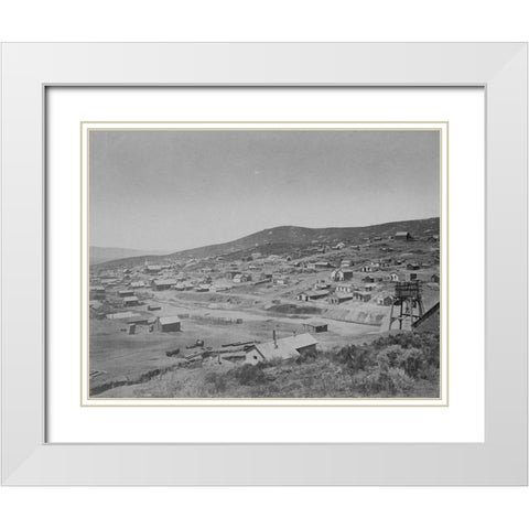 Austin-Nevada White Modern Wood Framed Art Print with Double Matting by OSullivan, Timothy H