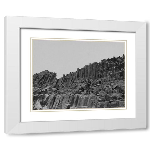 Karnak Montezuma Range-Nevada White Modern Wood Framed Art Print with Double Matting by OSullivan, Timothy H