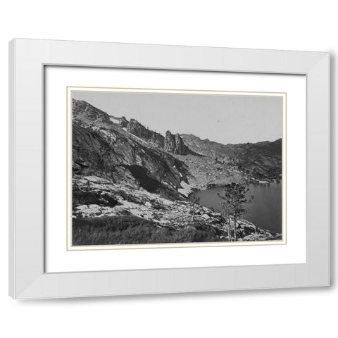 Lake Marian-Humboldt-Nevada White Modern Wood Framed Art Print with Double Matting by OSullivan, Timothy H