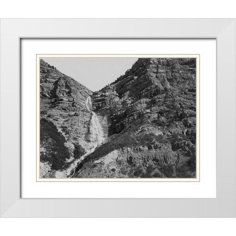 Provo Fall-Utah White Modern Wood Framed Art Print with Double Matting by OSullivan, Timothy H