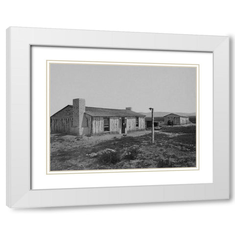 Ft. Ruby-Nevada White Modern Wood Framed Art Print with Double Matting by OSullivan, Timothy H