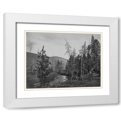 Upper Bear River-Utah White Modern Wood Framed Art Print with Double Matting by OSullivan, Timothy H