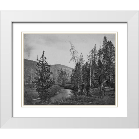 Upper Bear River-Utah White Modern Wood Framed Art Print with Double Matting by OSullivan, Timothy H