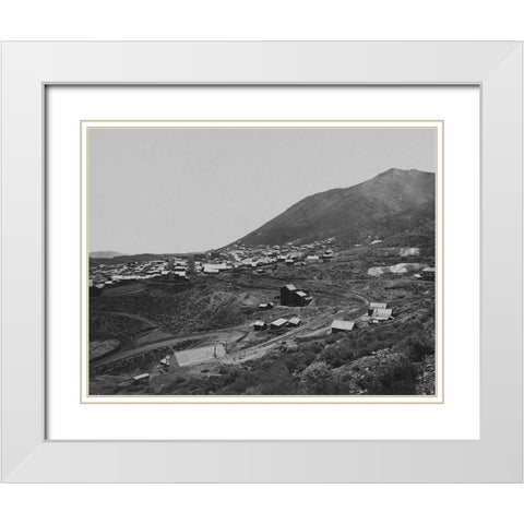 Virginia City-Nevada White Modern Wood Framed Art Print with Double Matting by OSullivan, Timothy H