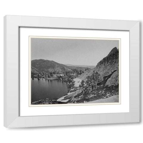 Lake Marian-Humboldt-Nevada White Modern Wood Framed Art Print with Double Matting by OSullivan, Timothy H