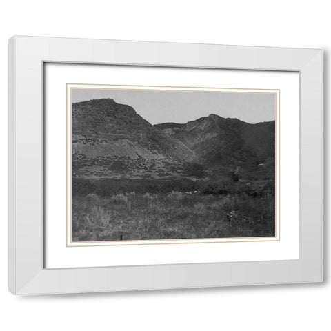 Wahsatch near Ogden-Utah White Modern Wood Framed Art Print with Double Matting by OSullivan, Timothy H