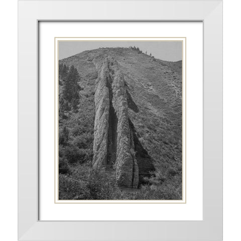 Devils Slide-Utah White Modern Wood Framed Art Print with Double Matting by OSullivan, Timothy H