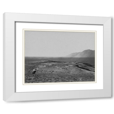 Sou Springs-Pah Ute Range-Nevada White Modern Wood Framed Art Print with Double Matting by OSullivan, Timothy H