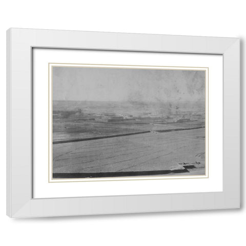 Santa Fe-New Mexico-1873 White Modern Wood Framed Art Print with Double Matting by OSullivan, Timothy H