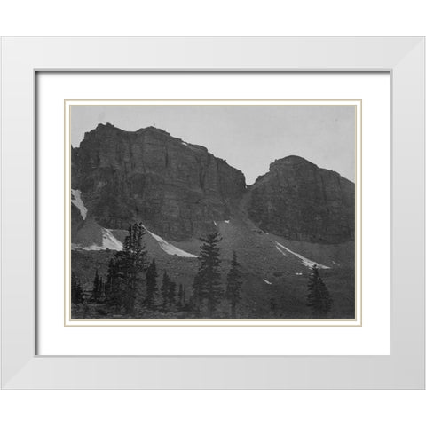 Uinta Summit head Bear River-Wyoming White Modern Wood Framed Art Print with Double Matting by OSullivan, Timothy H