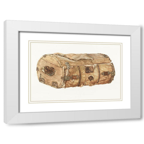 Trunk 1937 White Modern Wood Framed Art Print with Double Matting by Thorsen, John